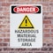 Signmission GHS Hazardous Material Danger Sign, Plastic, 7in W x 10in L, 2PK OS-2PACK-DS-P-710-V-2024 - alternate 6